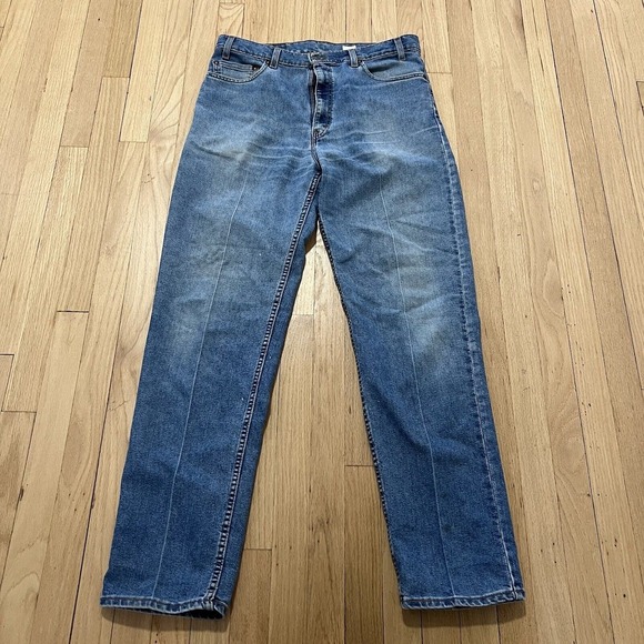Vintage Levis Jeans Mens 36x34 Blue 540 Faded‎ Relaxed 90s USA Made Denim Baggy - Picture 1 of 14